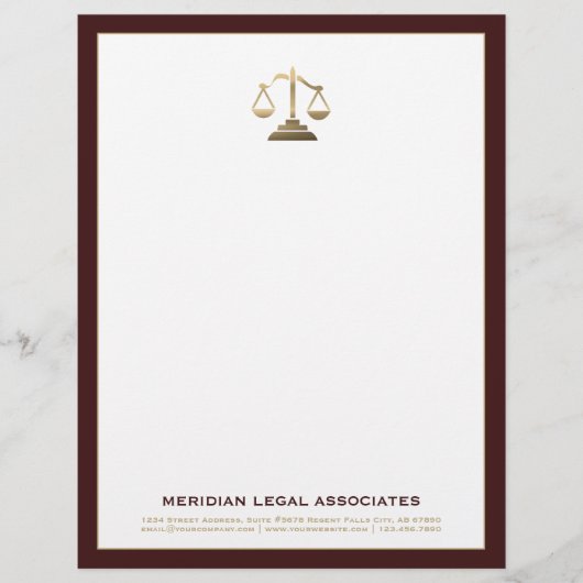 En-tête De Lettre En-tête du procureur (Devant)