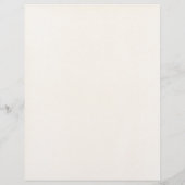 En-tête De Lettre En-tête jaune crème fleurie (Dos)