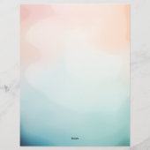 En-tête De Lettre En-tête Papier de mer (Dos)