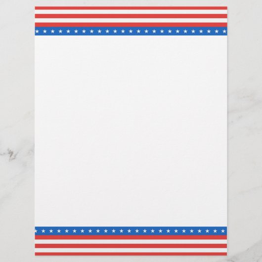 En-tête De Lettre En-tête Patriotique (Devant)