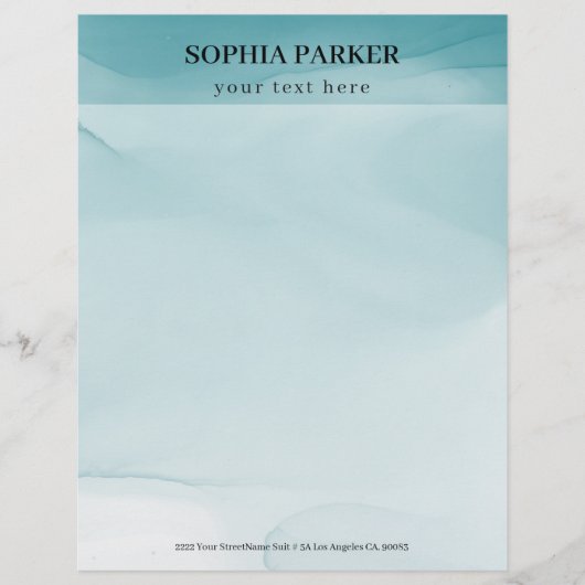 En-tête De Lettre Encre d'alcool (Devant)