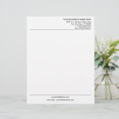 En-tête De Lettre Entreprise Personnalisée En-tête Entreprise (Debout devant)