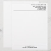 En-tête De Lettre Entreprise Personnalisée En-tête Entreprise (Devant / Derrière)