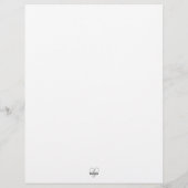 En-tête De Lettre Épice citrouille - Lin (Dos)