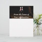 En-tête De Lettre Épingle de Bowling (Debout devant)