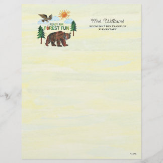 En-tête De Lettre Eric Carle | Prêt pour le plaisir des forêts