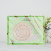 En-tête De Lettre Escargot (Debout devant)