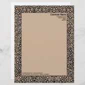 En-tête De Lettre ET Circuity - Noir avec hexadécimal CCB298 (Devant / Derrière)