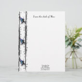 En-tête De Lettre Étoile de chat cosmique (Debout devant)