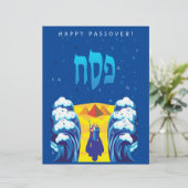 En-tête De Lettre Exode de Moïse de Pâque & Israélites d'Égypte (Debout devant)