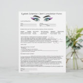 En-tête De Lettre Extension du test de patch d'allergie Holographe E (Debout devant)