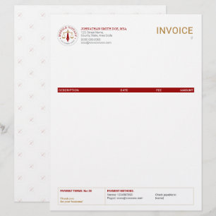 En-tête De Lettre Facture de signature juridique de notaire mobile r
