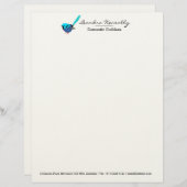 En-tête De Lettre Fairy Wren (Devant / Derrière)