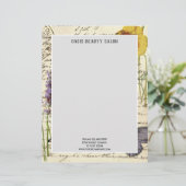 En-tête De Lettre Fashion Salon SPA french eiffel tower Paris (Debout devant)