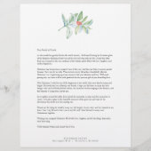 En-tête De Lettre Festive Joyeux Noël Lettres Modèle (Devant)