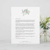 En-tête De Lettre Festive Joyeux Noël Lettres Modèle (Debout devant)