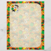 En-tête De Lettre Fête des Candies Éffrayantes d'Halloween (Devant)