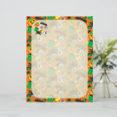 En-tête De Lettre Fête des Candies Éffrayantes d'Halloween (Debout devant)