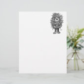 En-tête De Lettre Fidel le petit Goblin de la forêt (Debout devant)