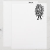 En-tête De Lettre Fidel le petit Goblin de la forêt (Devant / Derrière)