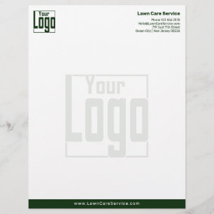 En-tête De Lettre Filigrane de logo d'entreprise de base