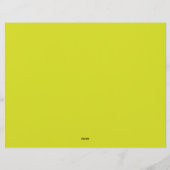 En-tête De Lettre Flat Yellow Background – Back-to-School Texture (Dos)