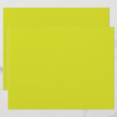 En-tête De Lettre Flat Yellow Background – Back-to-School Texture (Devant / Derrière)