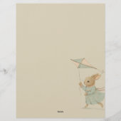 En-tête De Lettre fleurs délicates et feuille dans le style chinois (Dos)