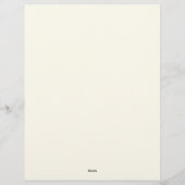 En-tête De Lettre Fleurs et lanternes (Dos)