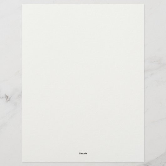 En-tête De Lettre Fleurs et plumes blanches (Dos)