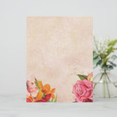 En-tête De Lettre Floral (Debout devant)