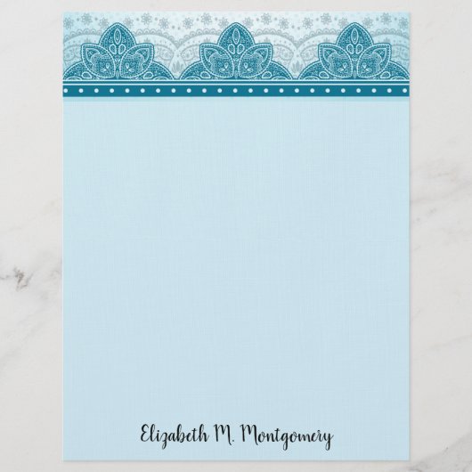 En-tête De Lettre Floral (Devant)