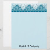 En-tête De Lettre Floral (Devant / Derrière)