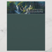 En-tête De Lettre Forêt naturelle YOGA Texte caché Méditation Enseig (Devant)