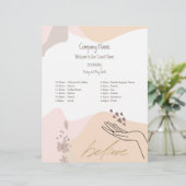 En-tête De Lettre Formes Itinéraire de l'événement motivationnel de (Debout devant)