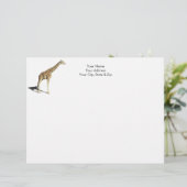 En-tête De Lettre Giraffe (Debout devant)