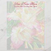 En-tête De Lettre Gladiola texturé (Devant)
