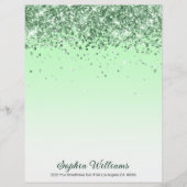 En-tête De Lettre Glitter (Devant)