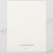 En-tête de lettre gothique Bouquet (Dos)