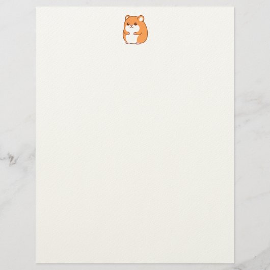 En-tête De Lettre Happy Hamster Letterhead (Devant)