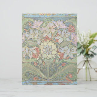 En-tête De Lettre Harmonie en fleurs