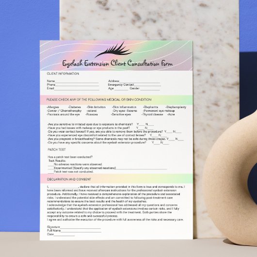 En-tête De Lettre Hook Up Format Allergy Patch Test Lashes Client