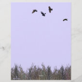 En-tête De Lettre Horloge des ravens (Dos)