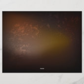 En-tête De Lettre Horloge Steampunk avec des engrenages anciens (Dos)