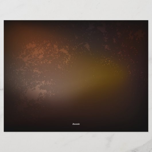 En-tête De Lettre Horloge Steampunk avec des engrenages anciens (Dos)