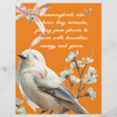 EN-TÊTE DE LETTRE HUMMINGBIRD (Devant)