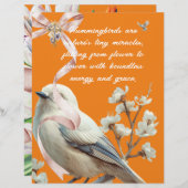 EN-TÊTE DE LETTRE HUMMINGBIRD (Devant / Derrière)