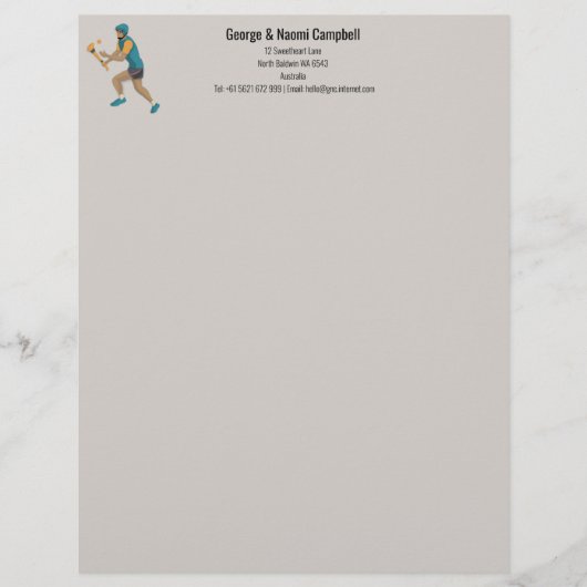 En-tête De Lettre Hurler (Devant)