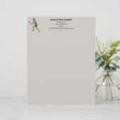 En-tête De Lettre Hurler (Debout devant)