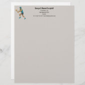 En-tête De Lettre Hurler (Devant / Derrière)